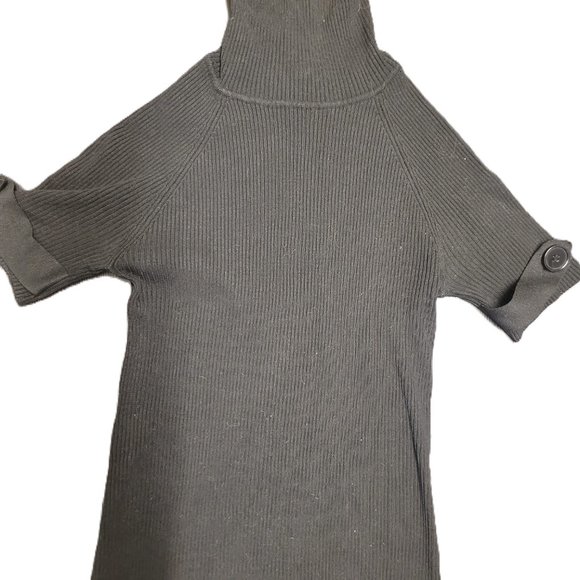 Turtle neck black dress - Picture 3 of 4